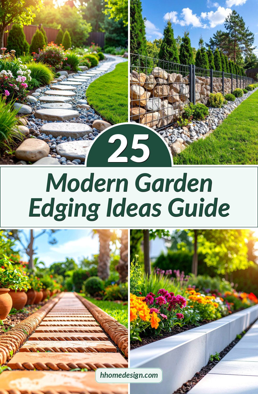 25 Modern Garden Edging Ideas Guide
