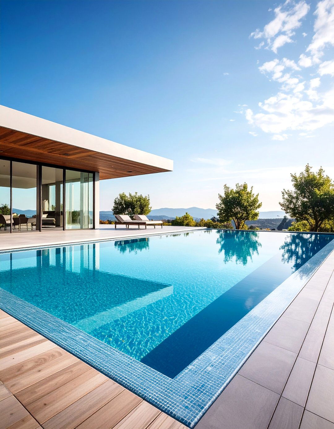 Modern Geometric Lap Pool - 25 Small Pool Ideas
