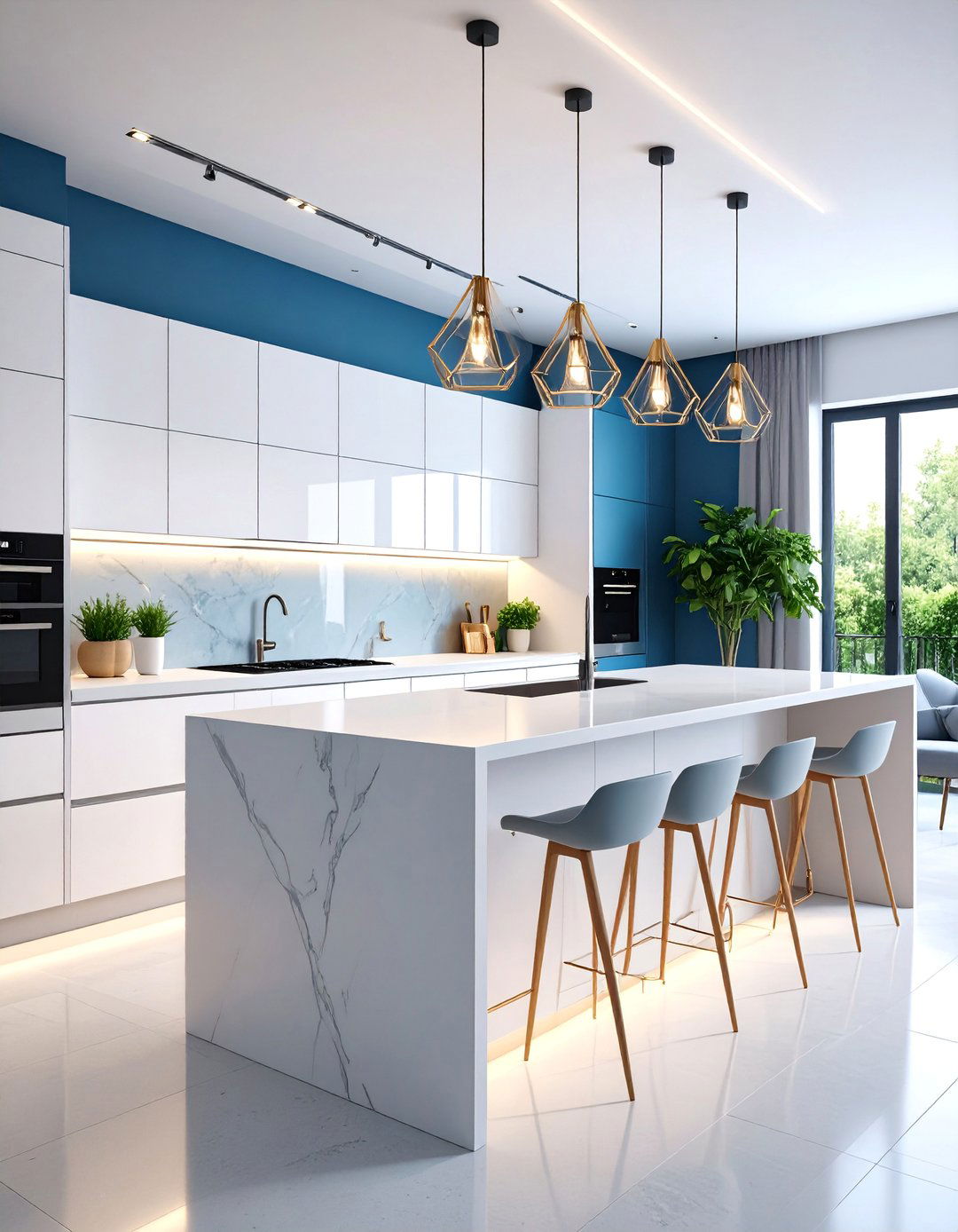 Modern German Efficiency Kitchenette - 25 Kitchenette Ideas