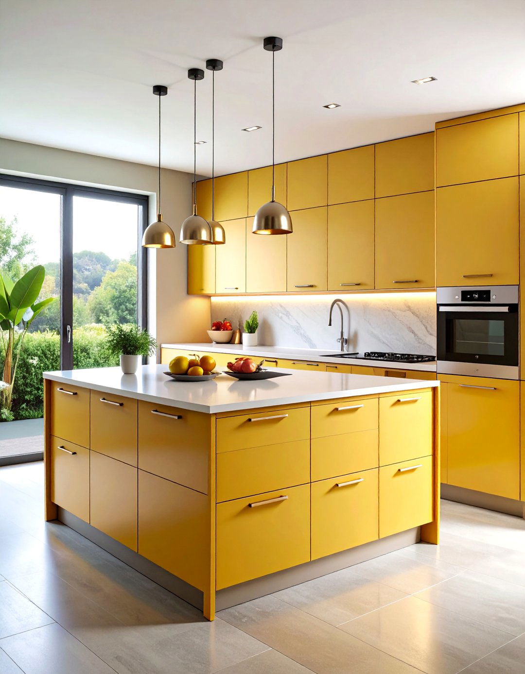 Modern Handleless Push to Open Cabinets - 25 Floor to Ceiling Cabinets Ideas