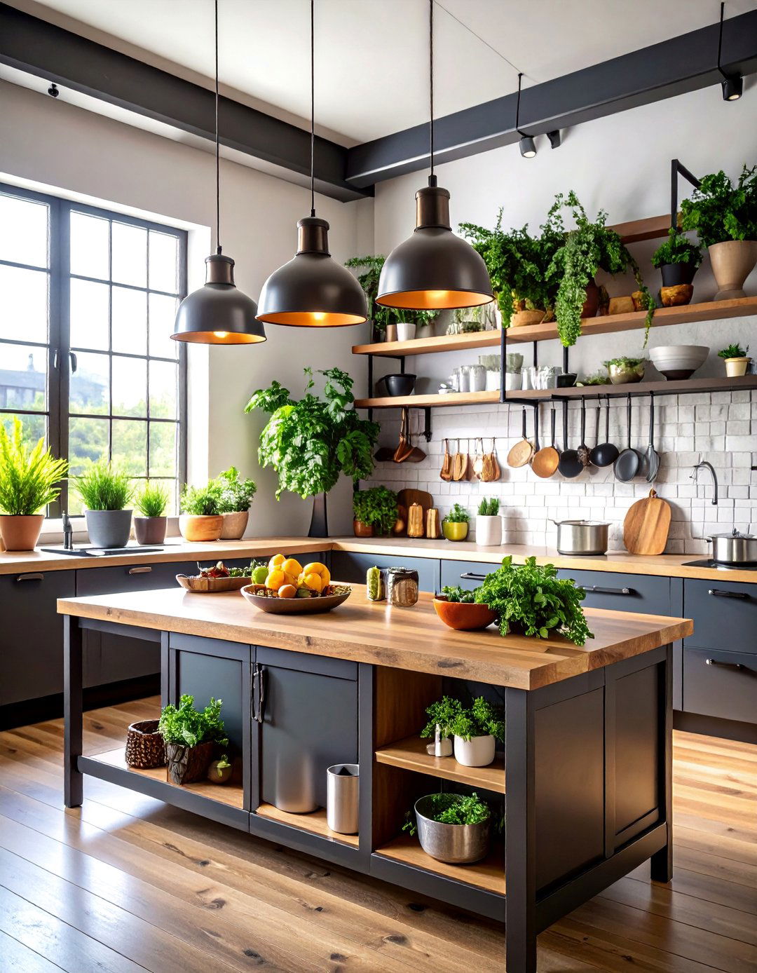 Modern Industrial Counter Styling - 25 Kitchen Counter Decor Ideas
