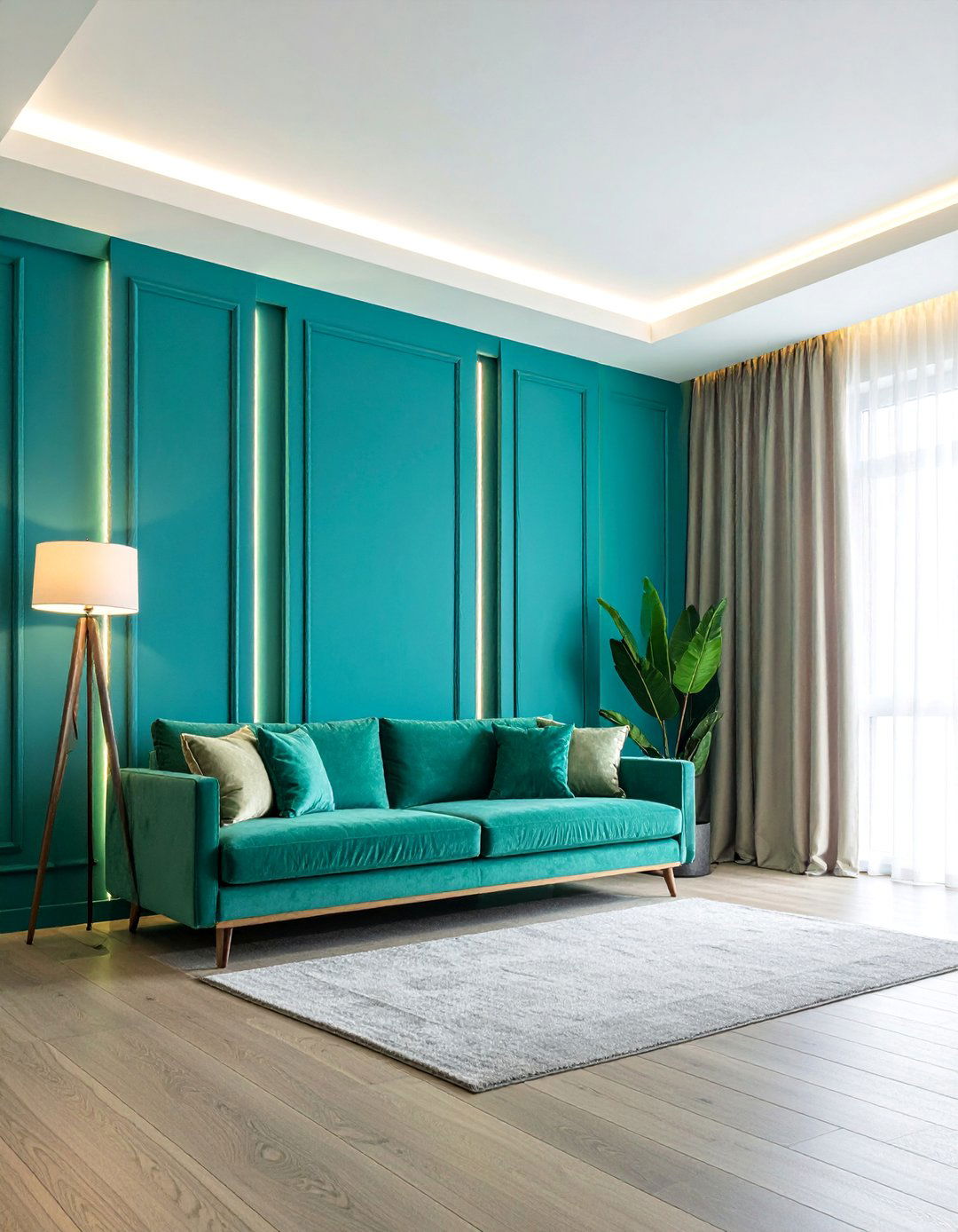 Modern LED Integrated Molding System - 25 Wall Molding Ideas
