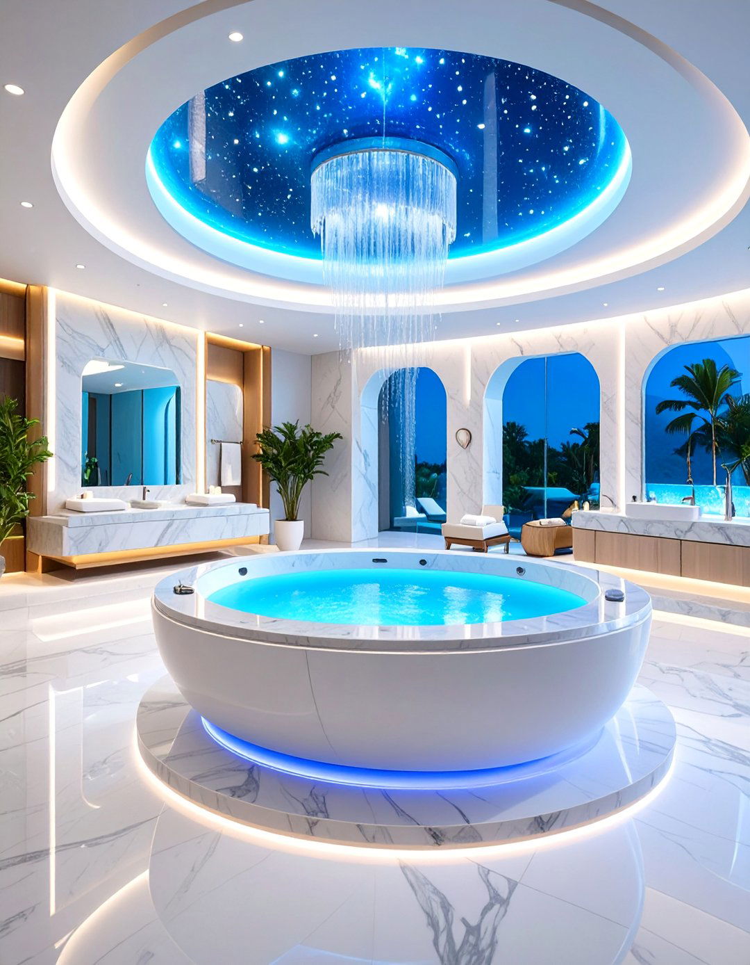 Modern Luxury Spa Room with Smart Technology - 25 Spa Room Ideas