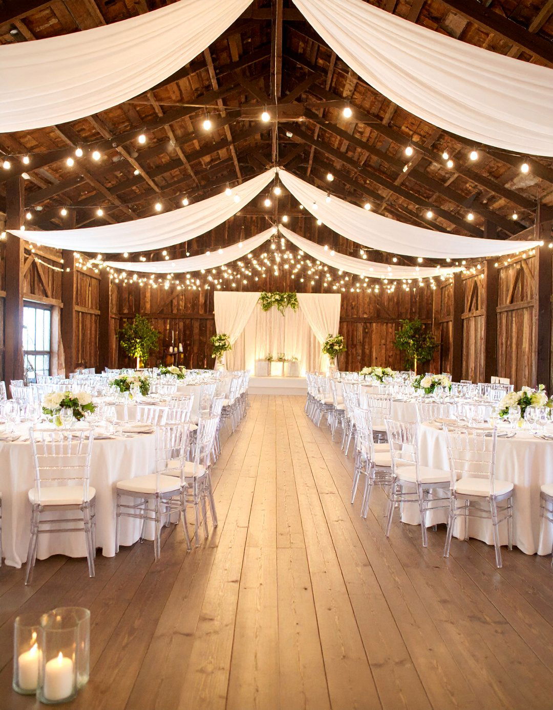 Modern Minimalist Barn Wedding with Clean Lines - 25 Barn Wedding Ideas