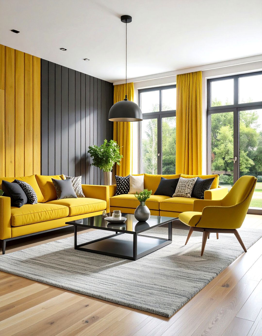 Modern Minimalist Black Board and Batten Feature Wall - 25 Board and Batten Wall Ideas