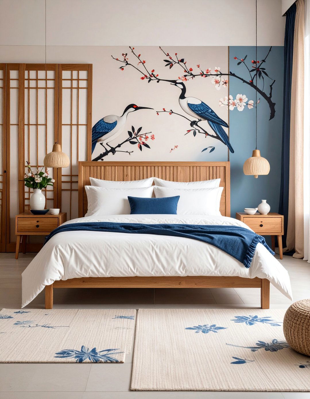 Modern Minimalist Chinoiserie - 25 Chinoiserie Bedroom Ideas