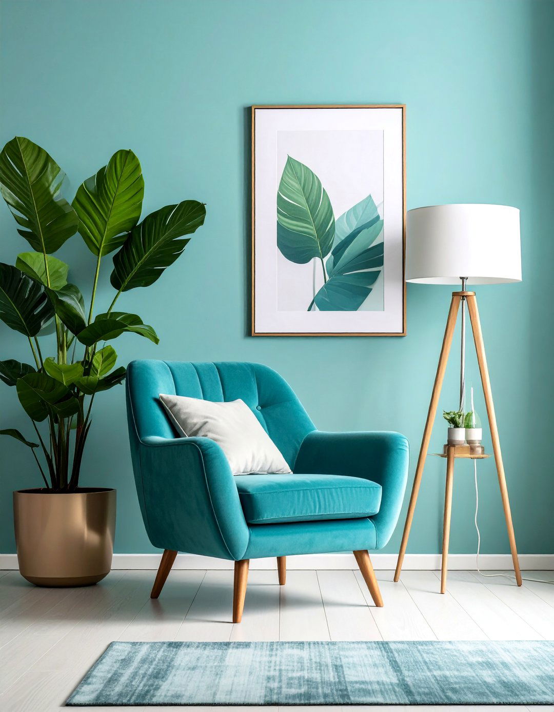 Modern Minimalist Corner Display - 25 Living Room Corner Ideas