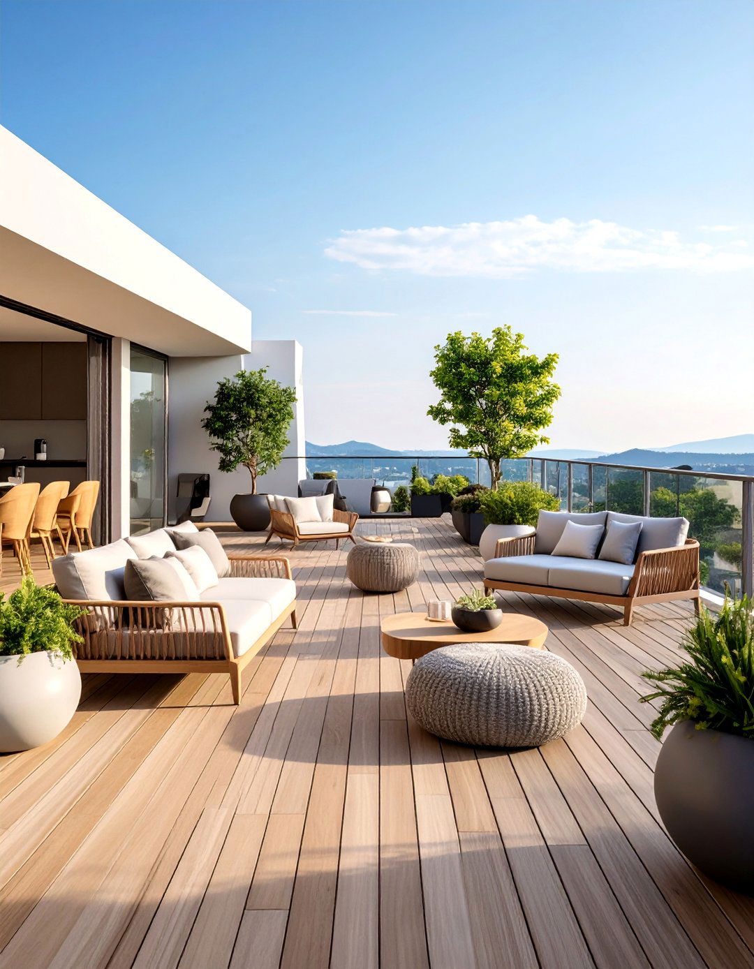Modern Minimalist Deck Design - 25 Outdoor Living Space Ideas