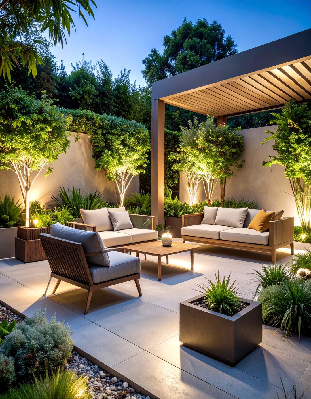 Modern Minimalist Garden Nook - 25 Garden Nook Ideas
