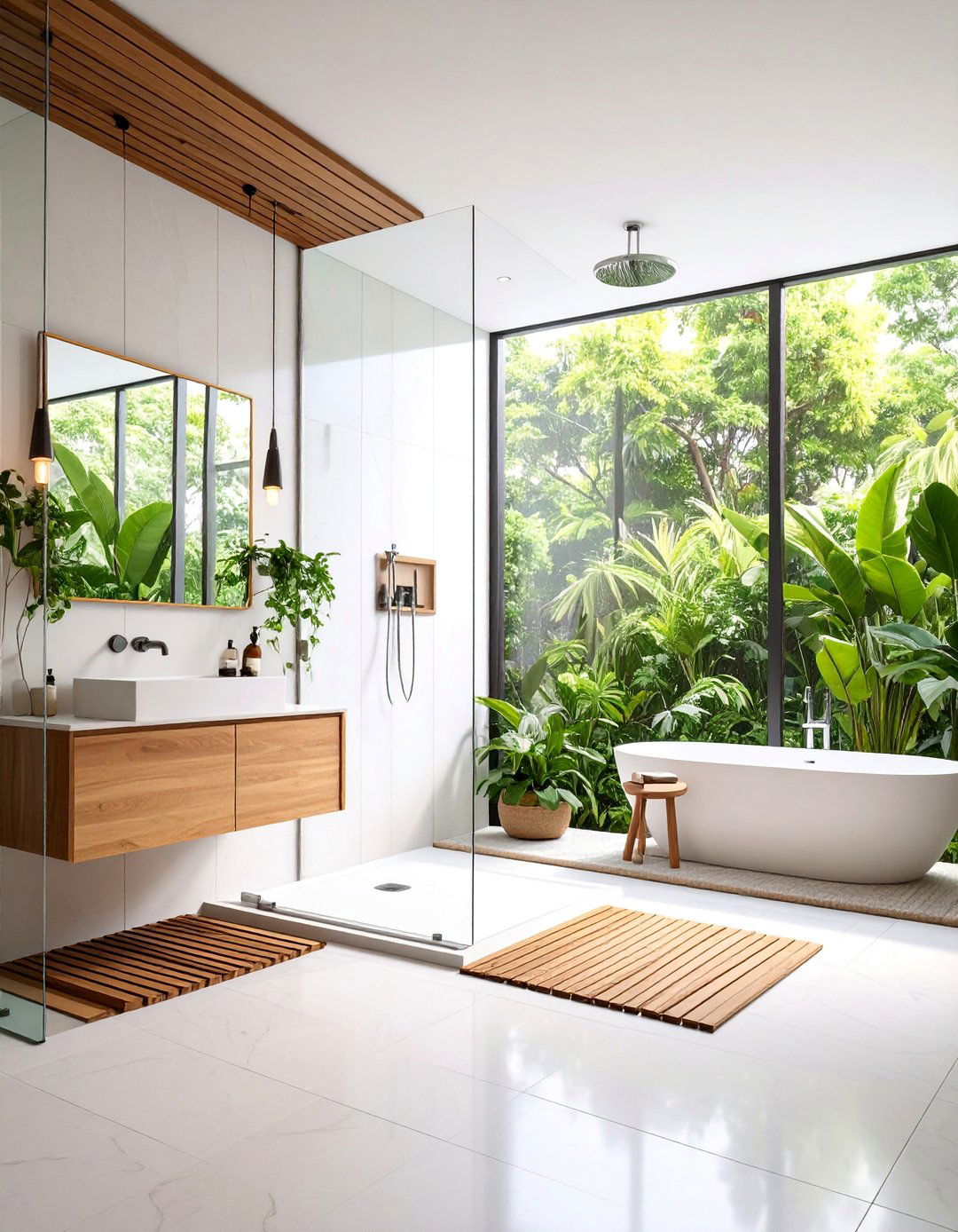 Modern Minimalist Glass Shower Surround - 25 Shower Surround Ideas