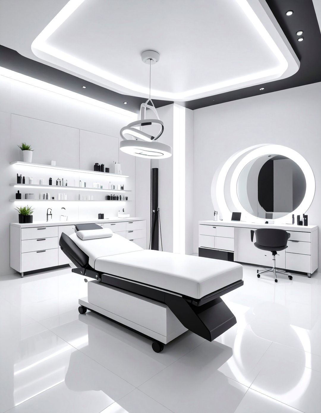 Modern Minimalist Lash Laboratory - 25 Lash Room Ideas