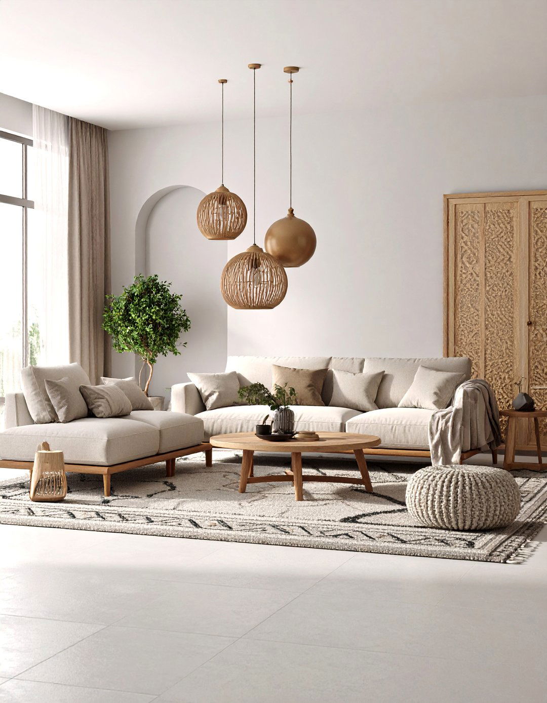 Modern Minimalist Moroccan Living Room - 25 Bohemian Moroccan Living Room Ideas