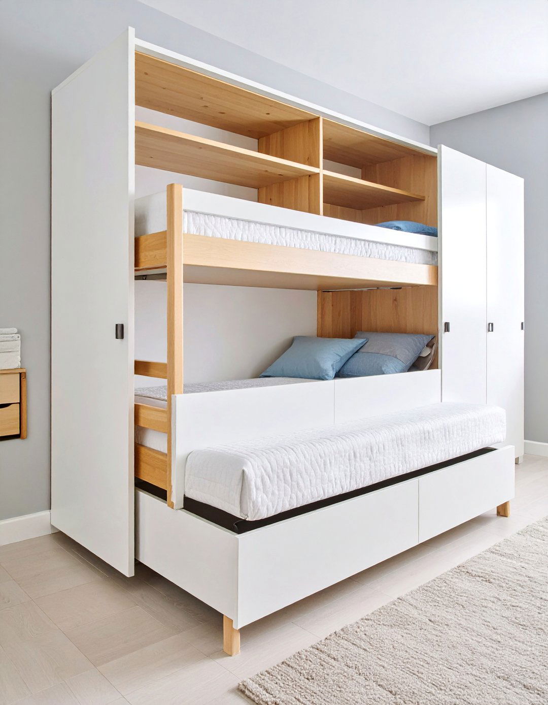 Modern Minimalist Murphy Bed Cabinet - 25 Murphy Bed Ideas