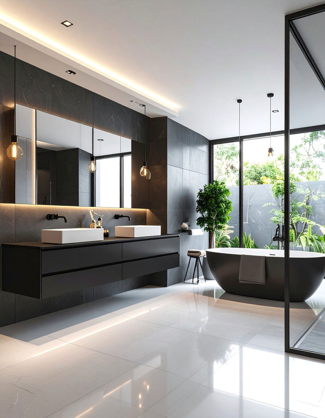 Modern Minimalist Office Bathroom Design - 25 Office Bathroom Ideas