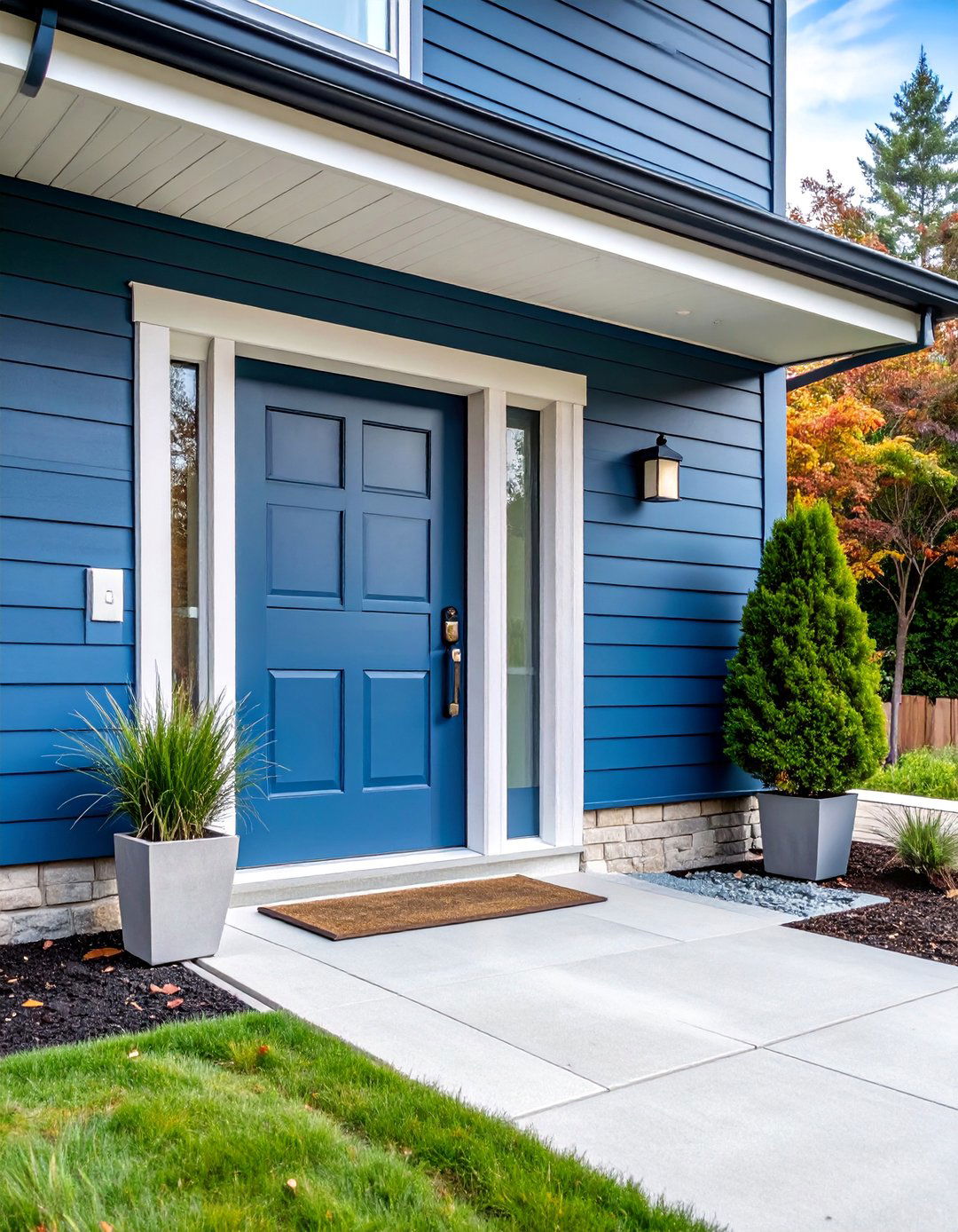 Modern Minimalist PVC Door Trim with Clean Lines - 25 Exterior Door Trim Ideas