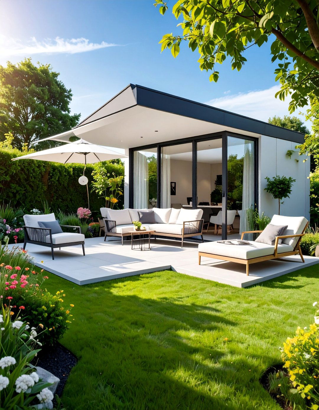 Modern Minimalist Pod Office - 25 Garden Office Ideas