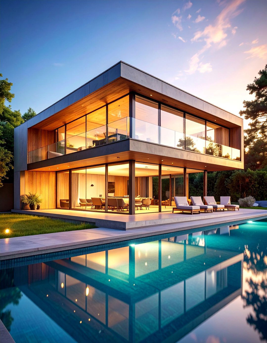 Modern Minimalist Pool Cabana - 25 Pool Shed Ideas