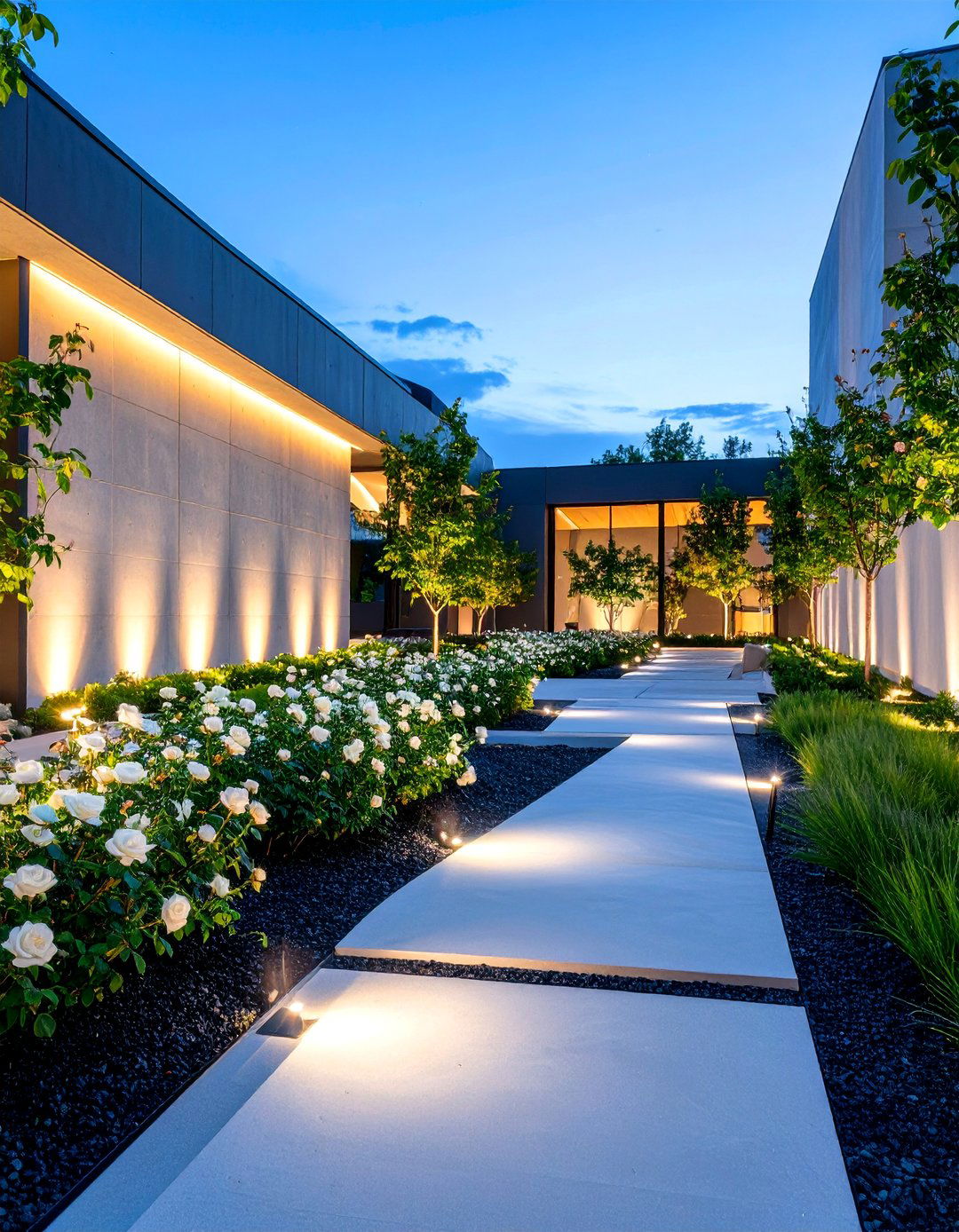 Modern Minimalist Rose Garden - 25 Rose Garden Ideas