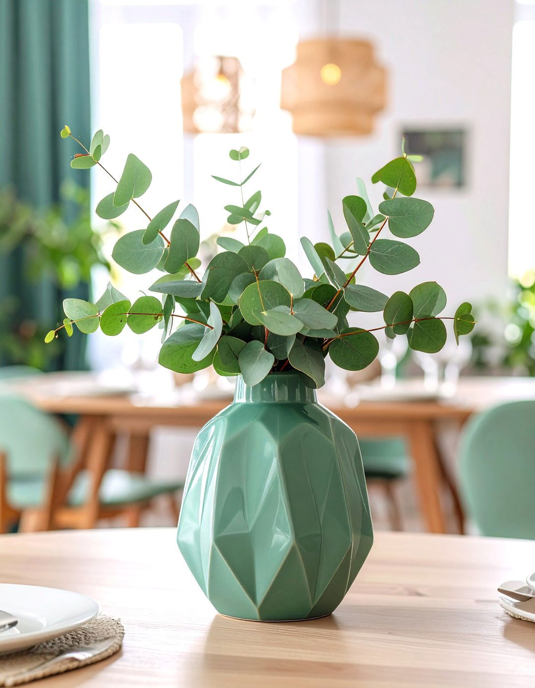 Modern Minimalist Sculptural Vase - 25 Dining Table Centerpiece Ideas