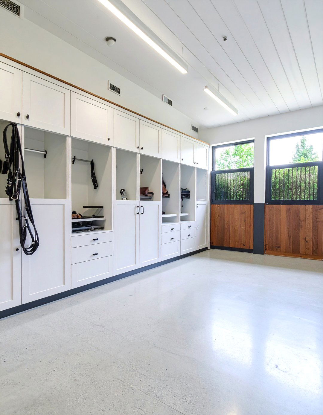Modern Minimalist Tack Room Design - 25 Tack Room Ideas