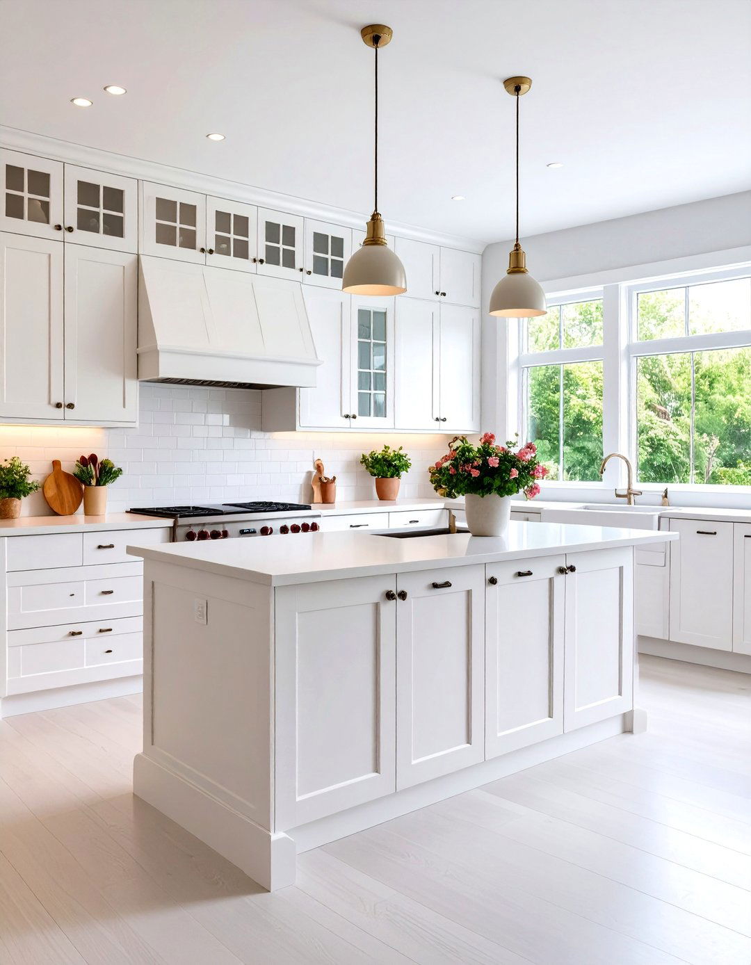 Modern Minimalist White Shaker Cabinets - 25 Floor to Ceiling Cabinets Ideas
