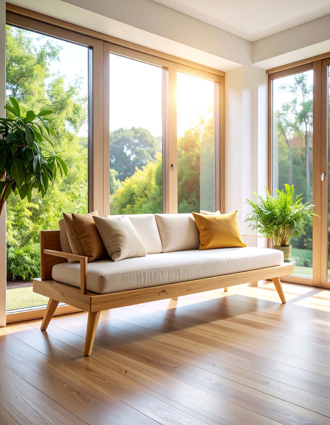 Modern Minimalist Window Bench - 25 Window Seat Ideas