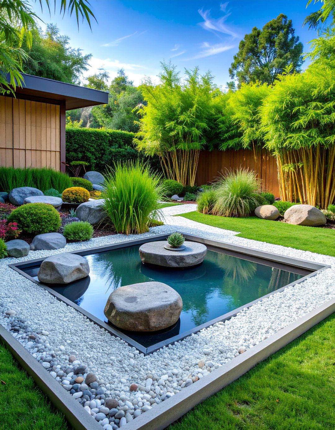 Modern Minimalist Zen Garden Space - 25 Backyard Decor Ideas