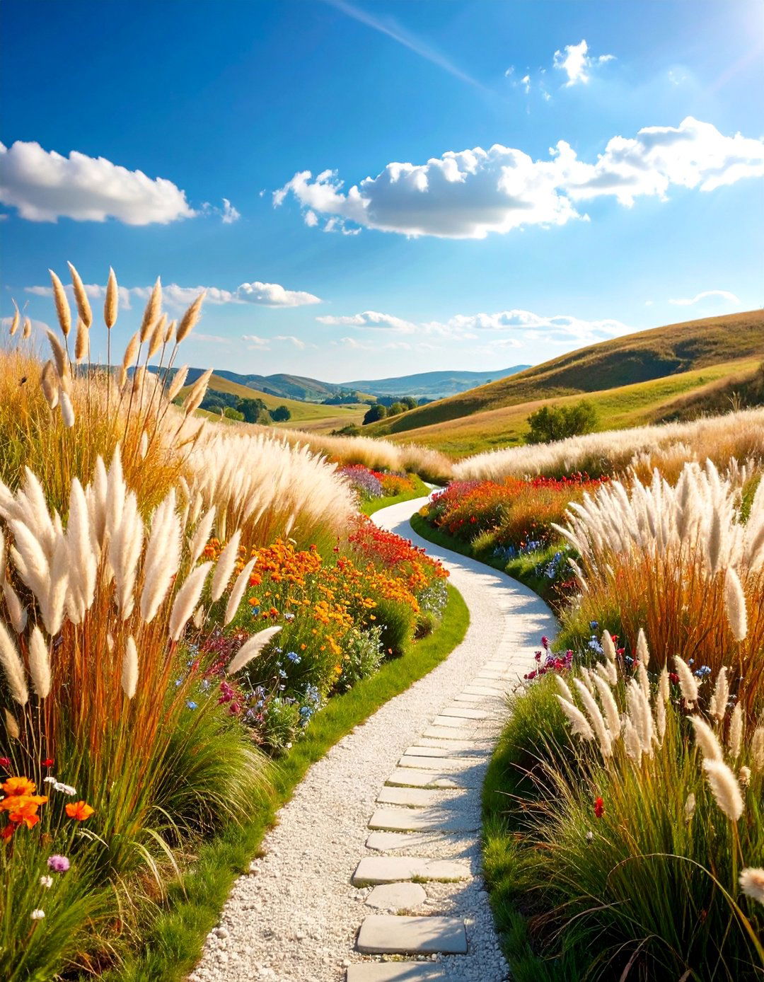 Modern Prairie Meadow with Ornamental Grasses - 25 Modern Small Garden Ideas