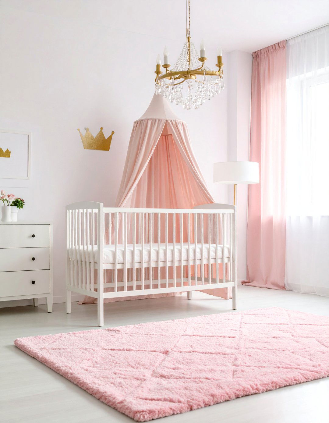 Modern Princess Minimalist Design - 25 Princess Nursery Ideas
