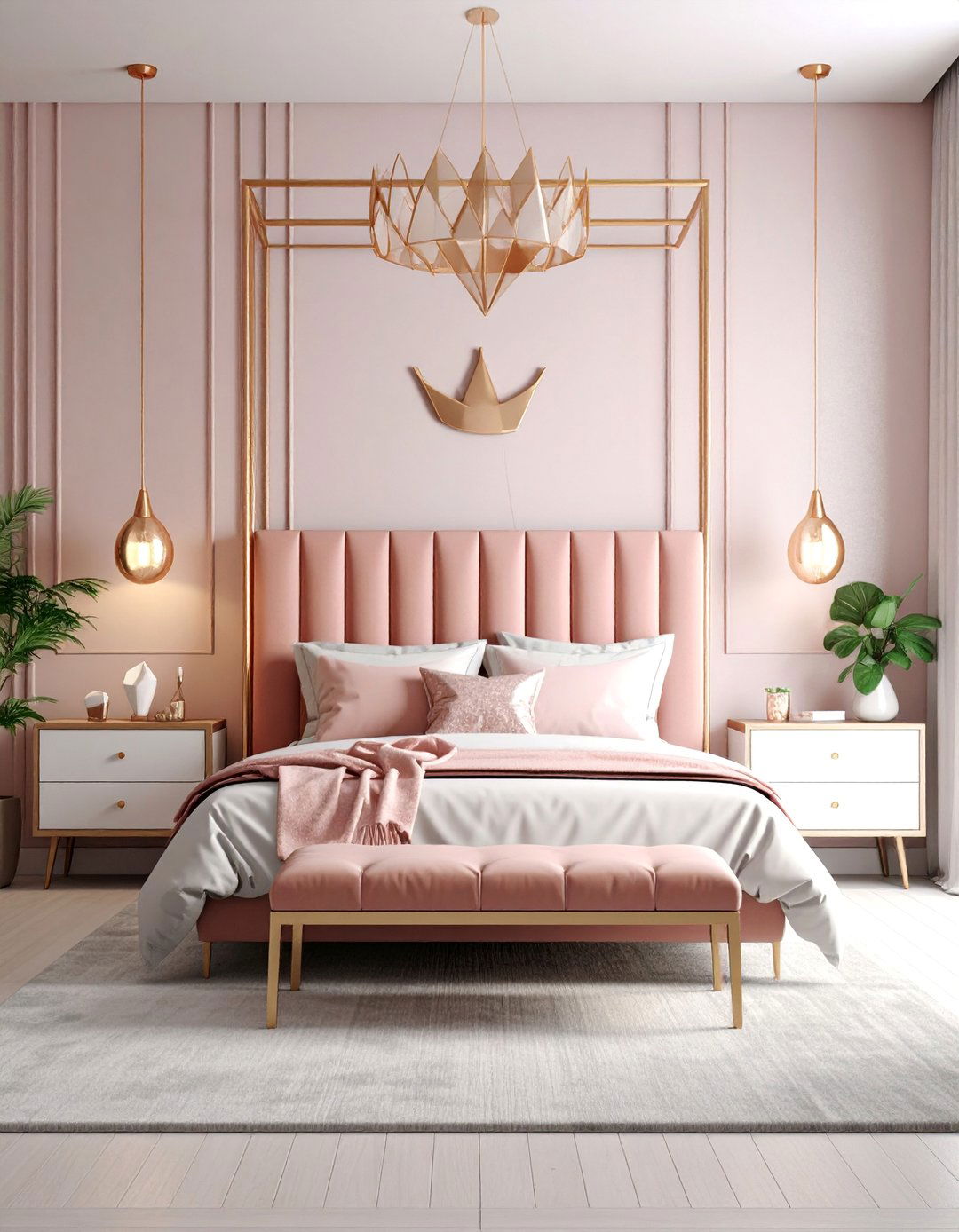 Modern Princess Room with Clean Lines - 25 Princess Room Ideas