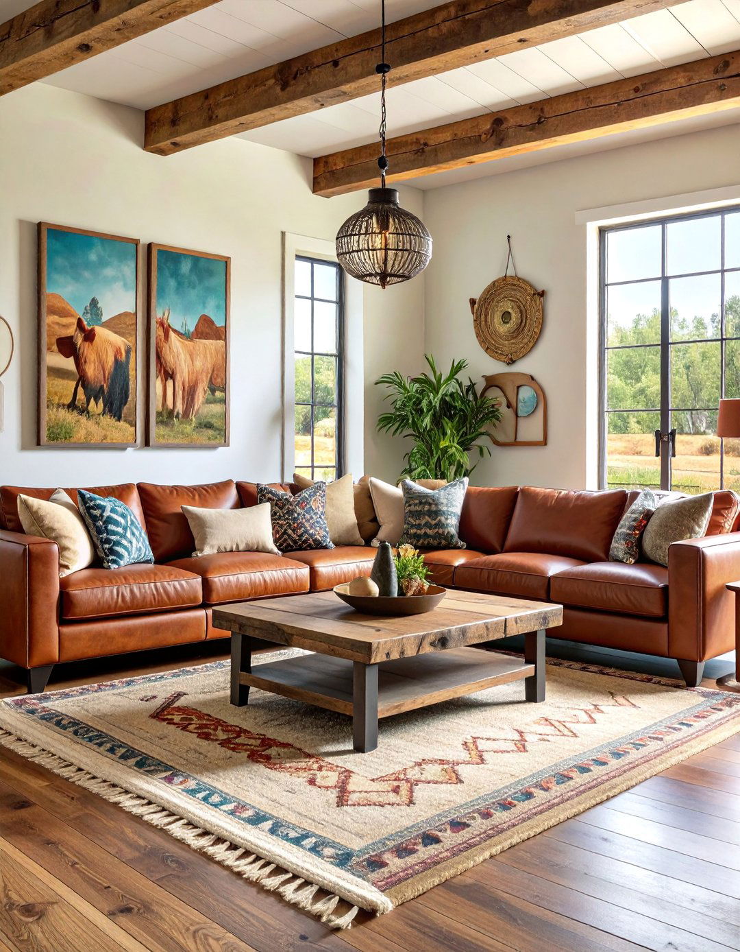 Modern Ranch Living Room with Contemporary Western Flair - 25 Ralph Lauren Living Room Ideas