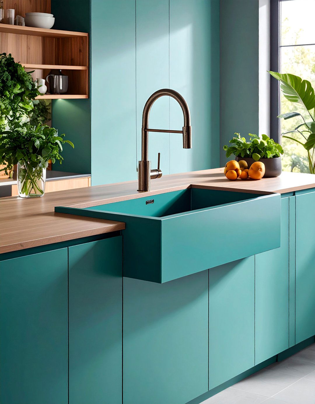 Modern Rectangular Vessel Design - 25 Kitchen Sink Ideas