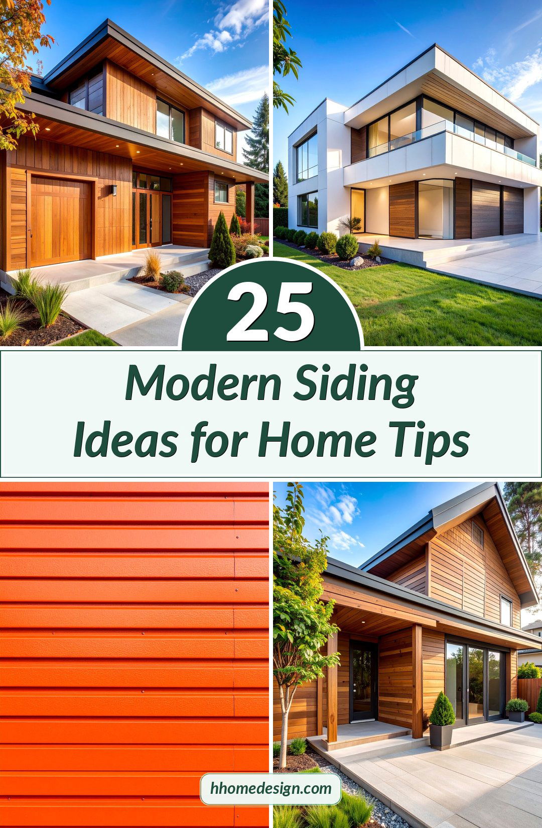 25 Modern Siding Ideas for Home Tips
