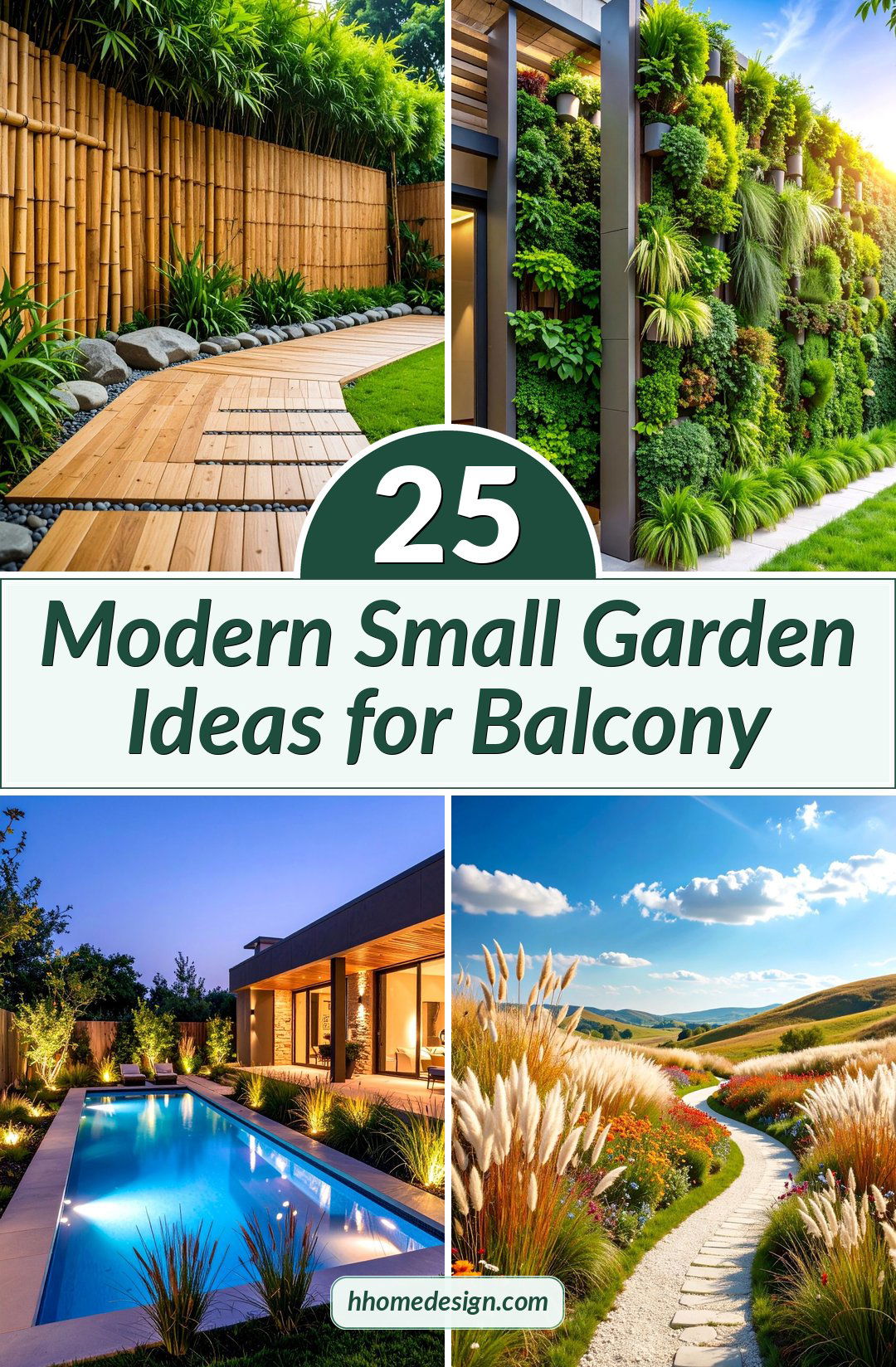 25 Modern Small Garden Ideas for Balcony
