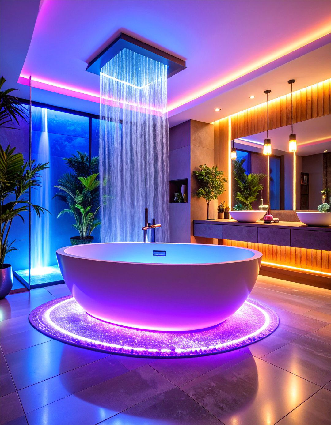 Modern Spa Oasis with Heated Floors - 25 Romantic Bathroom Ideas