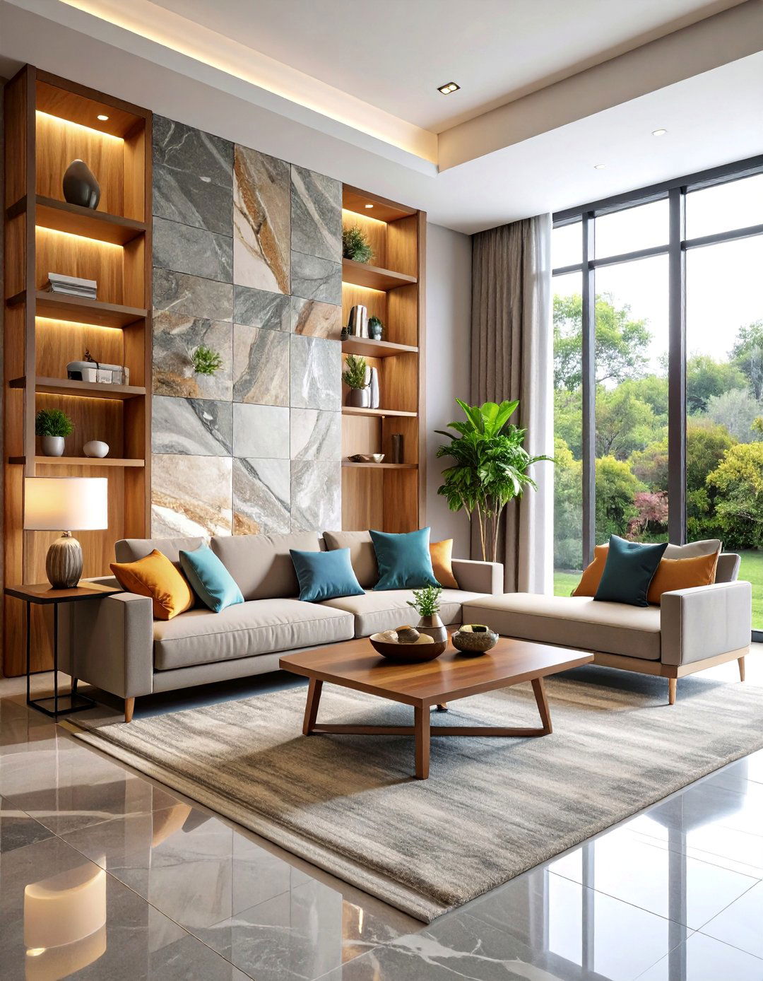 Modern Stone Veneer Accent Wall - 25 Tv Accent Wall Ideas