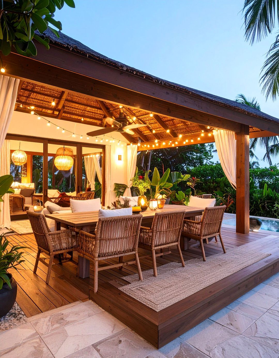 Modern Tropical Lanai Living Space - 25 Hawaiian Interior Design Ideas