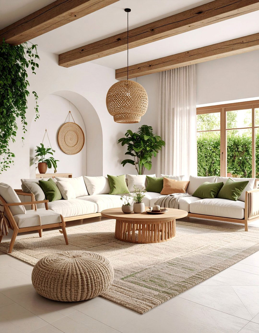 Modern Tuscan Living Room with Contemporary Furniture - 25 Tuscan Living Room Ideas