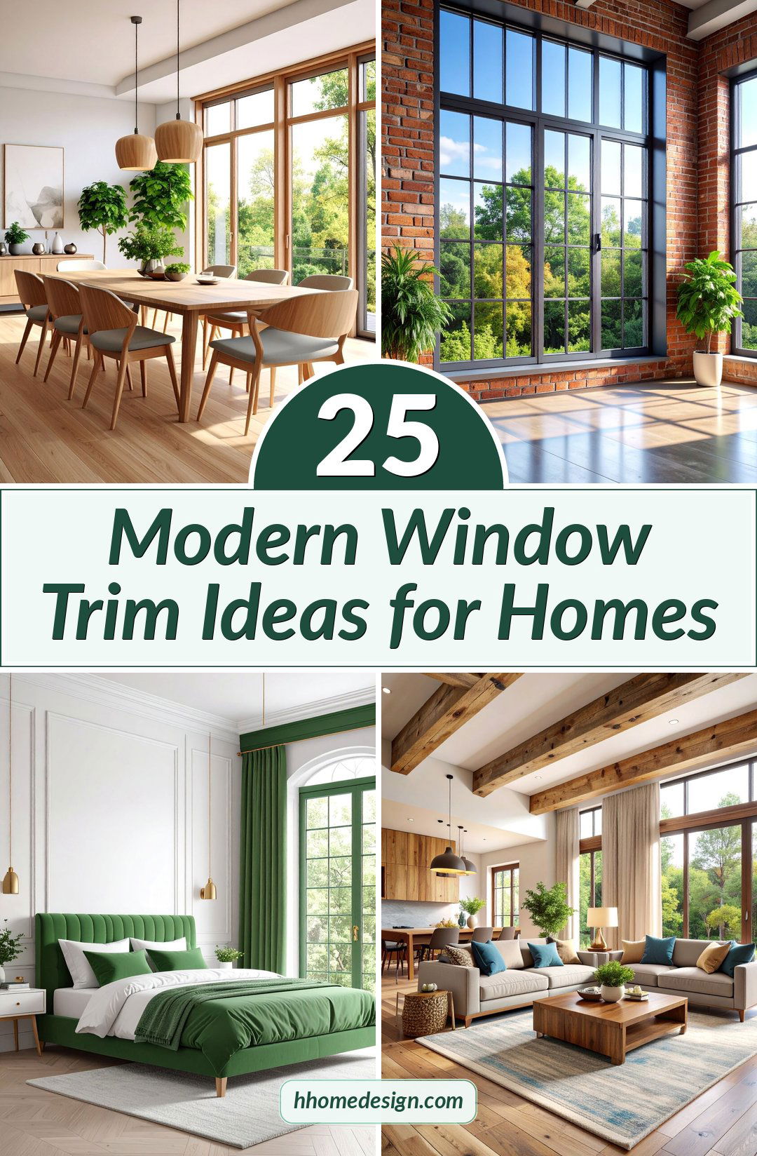25 Modern Window Trim Ideas for Homes