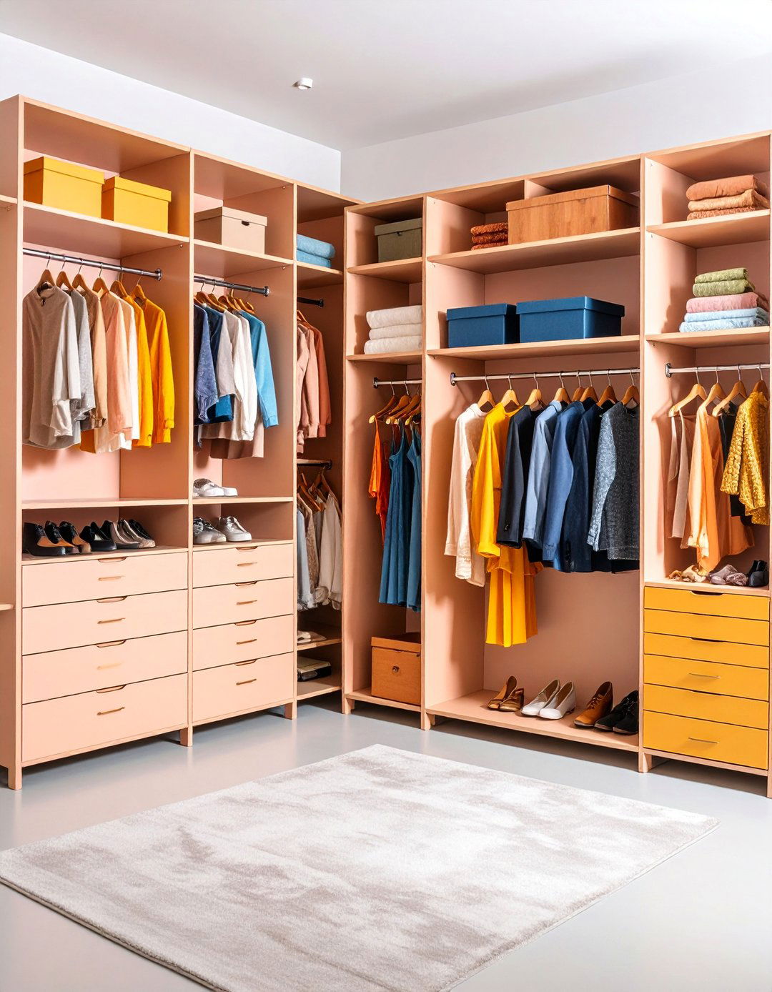 Modular Closet System with Adjustable Components - 25 Studio Furniture Ideas