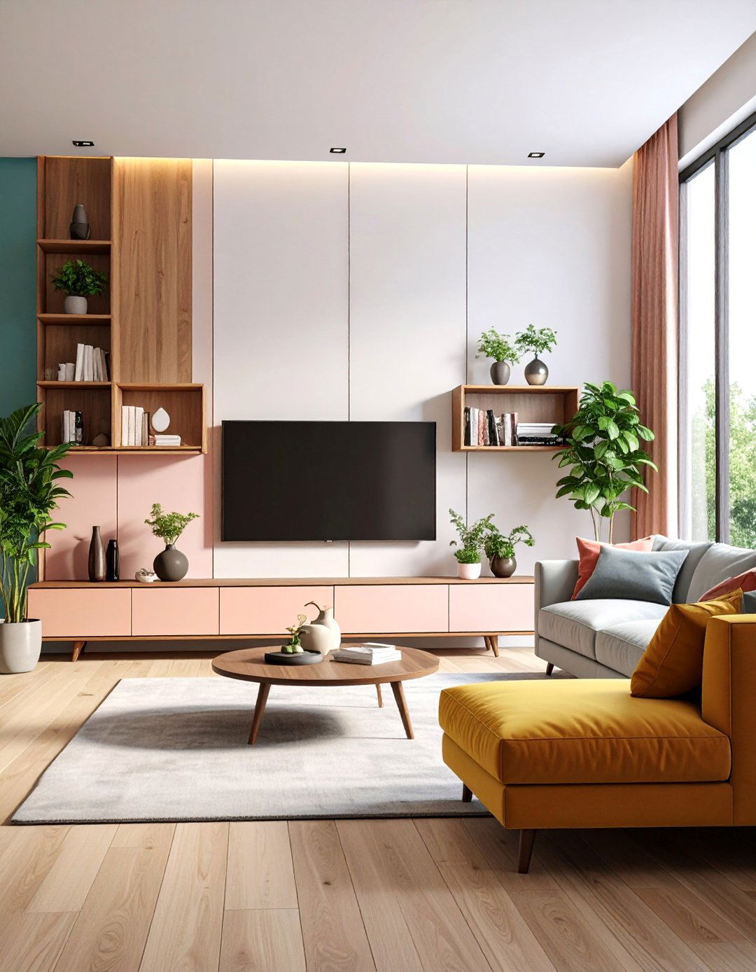 Modular Component Media Wall System - 25 Media Wall Ideas