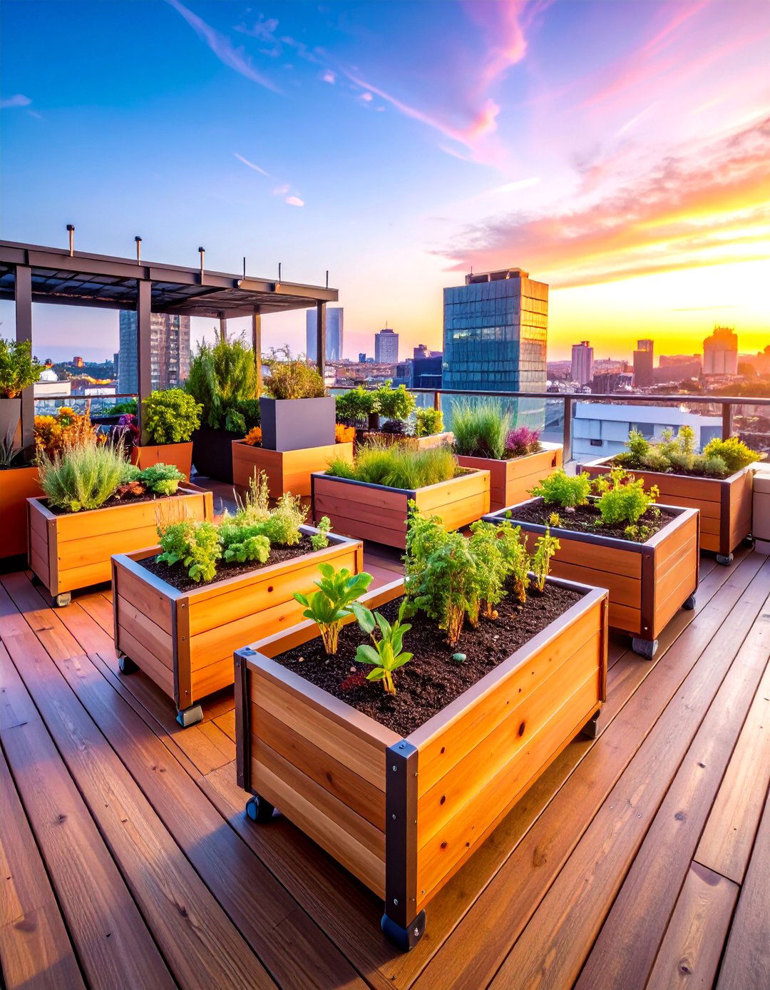 Modular Container System - 25 Rooftop Garden Ideas