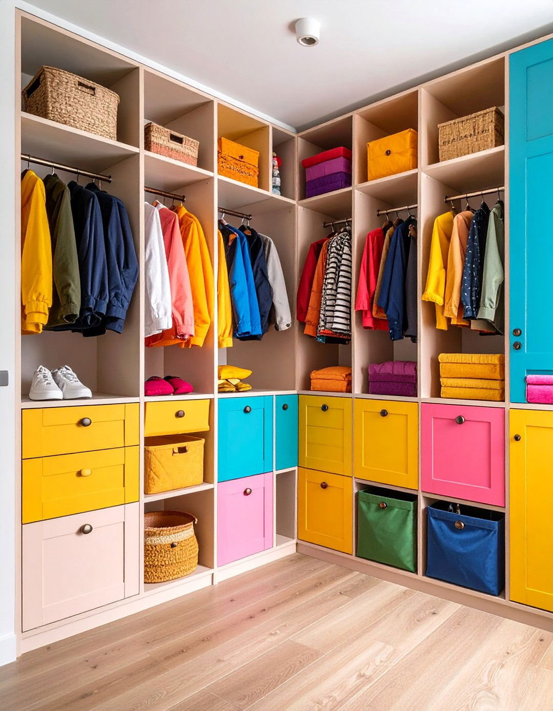Modular Cube Storage System - 25 Mudroom Storage Ideas