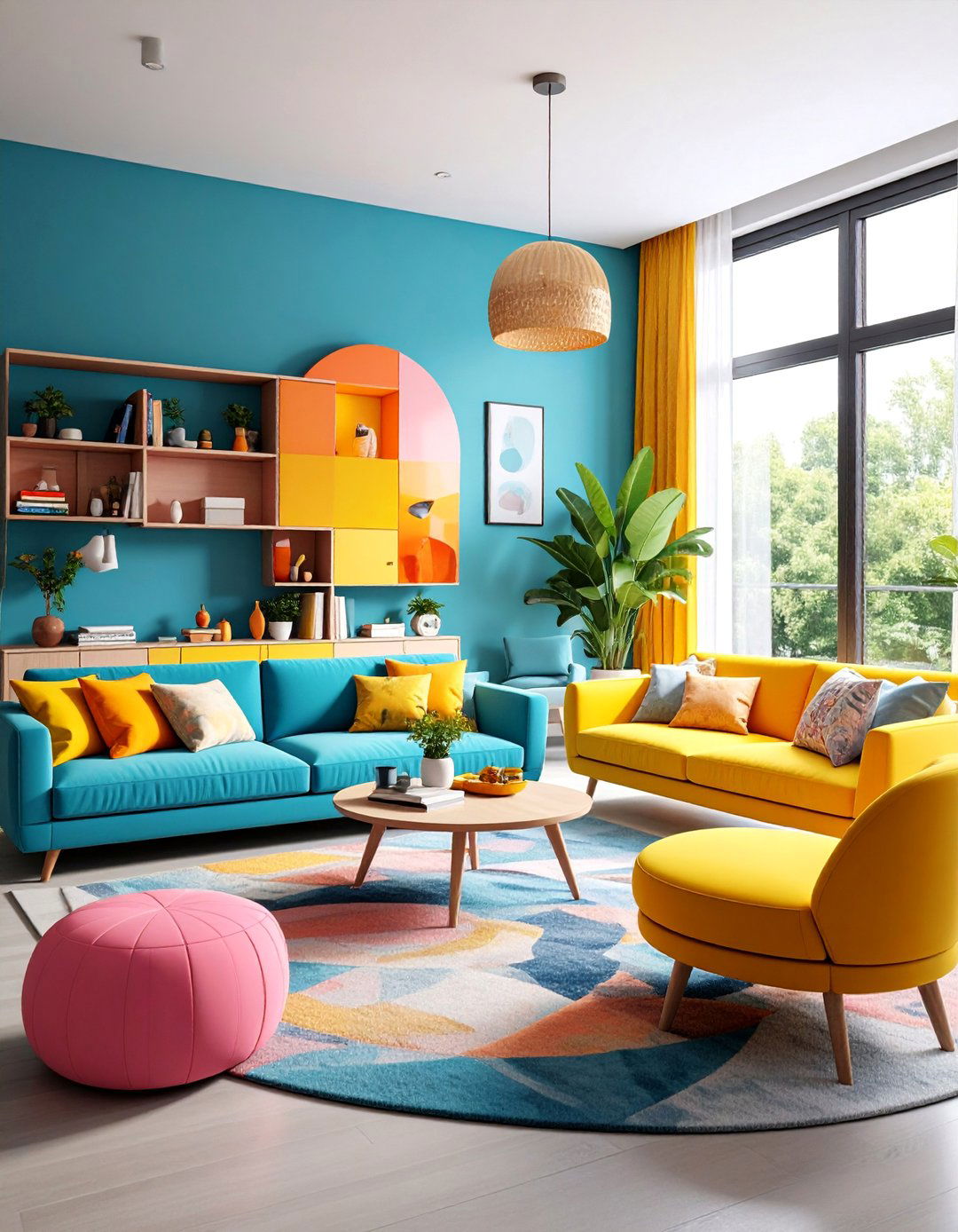 Modular Furniture Studio with Reconfigurable Layout - 25 Studio Apartment Ideas