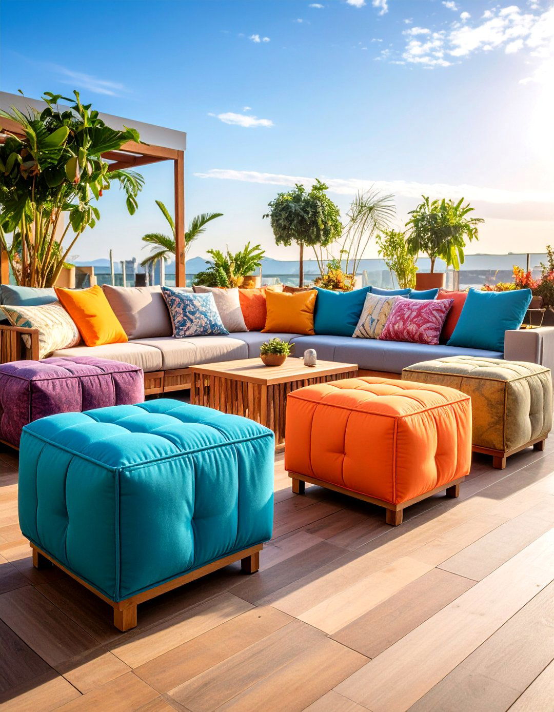 Modular Ottoman Collection - 25 Outdoor Furniture Ideas
