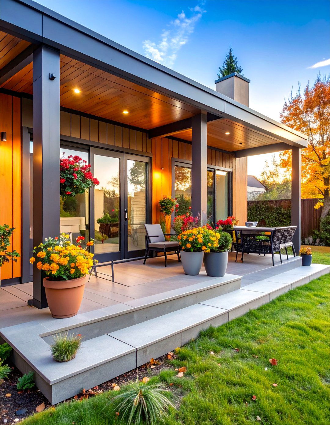 Modular Porch System with Flexible Configuration - 25 Modern Front Porch Ideas