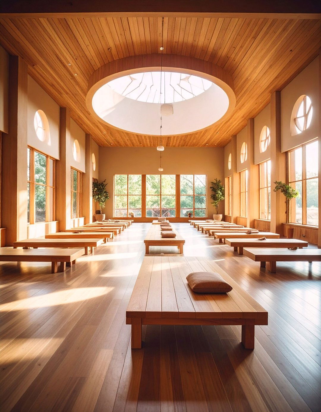 Monastic Retreat Spa with Sacred Geometry - 25 Spa Decor Ideas