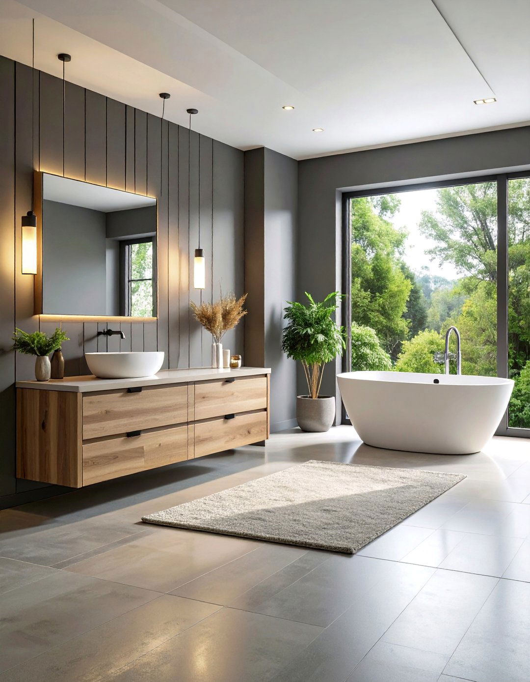 Monochromatic Beadboard Design - 25 Beadboard Bathroom Ideas
