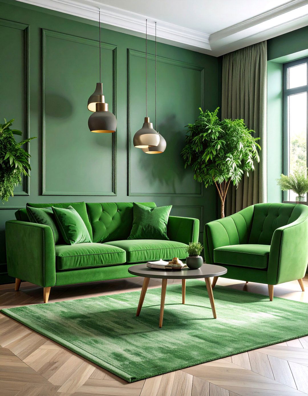 Monochromatic Corner Statement - 25 Living Room Corner Ideas