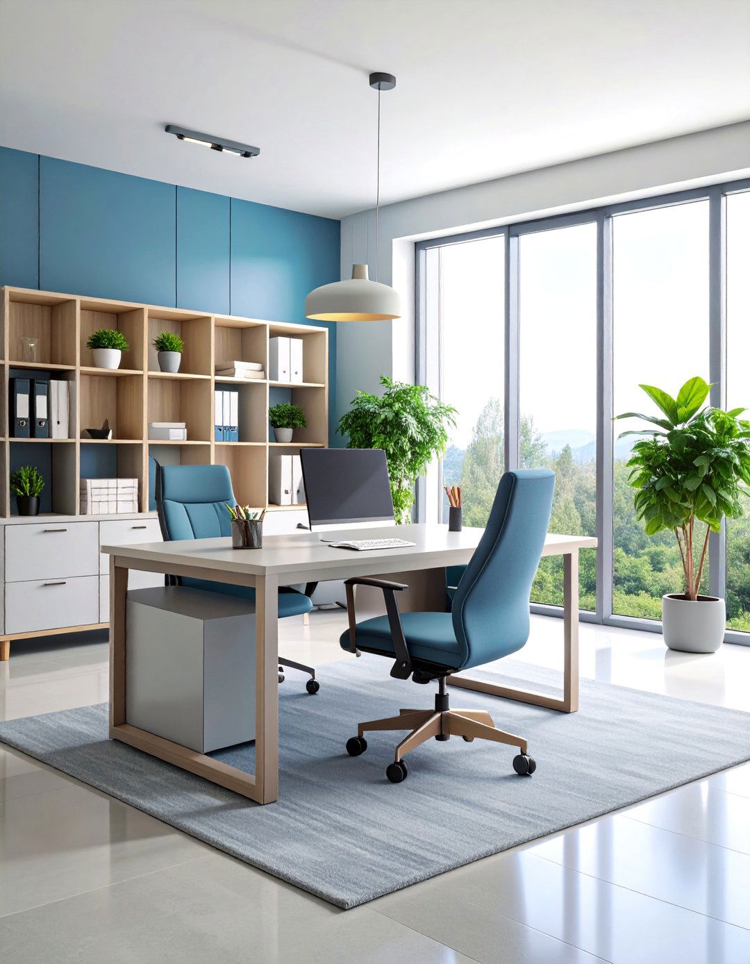 Monochromatic Gray Painted Furniture Scheme - 25 Painted Furniture Ideas